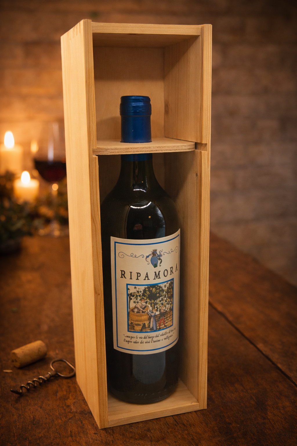 Cassetta da vino personalizzata