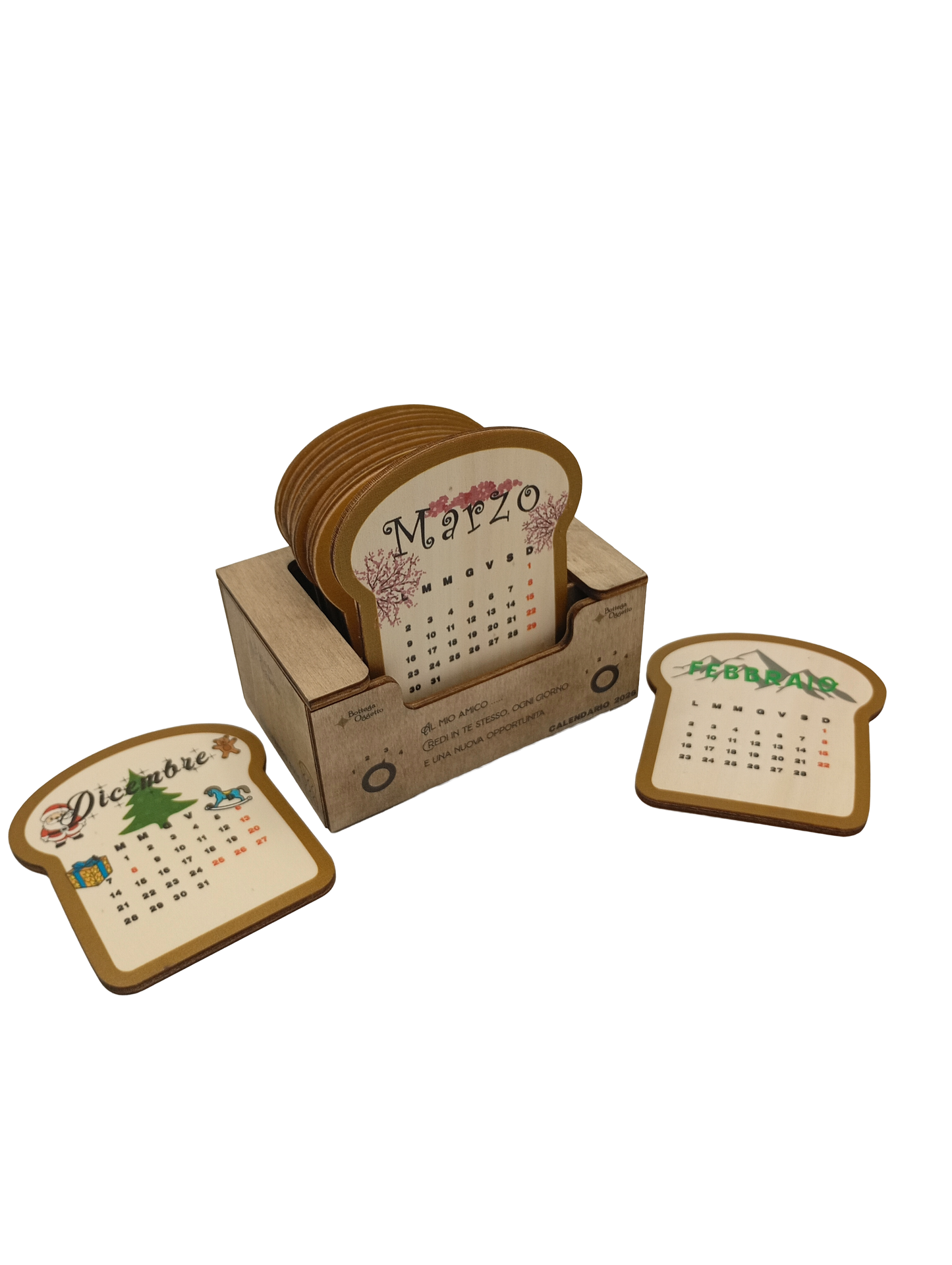 Calendario da tavolo “Toast” – Edizione 2026