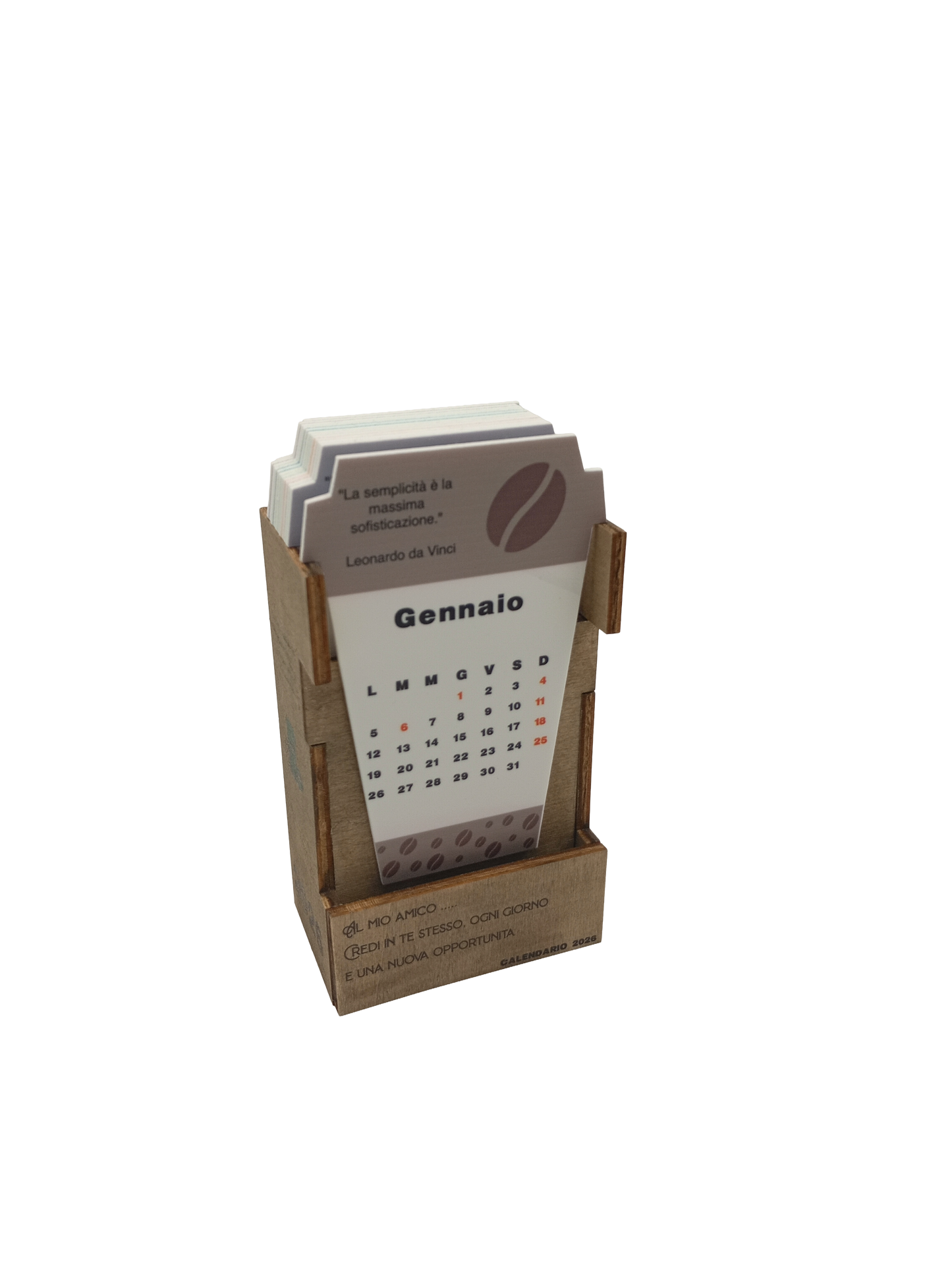Calendario da tavolo Caffè – Edizione 2026
