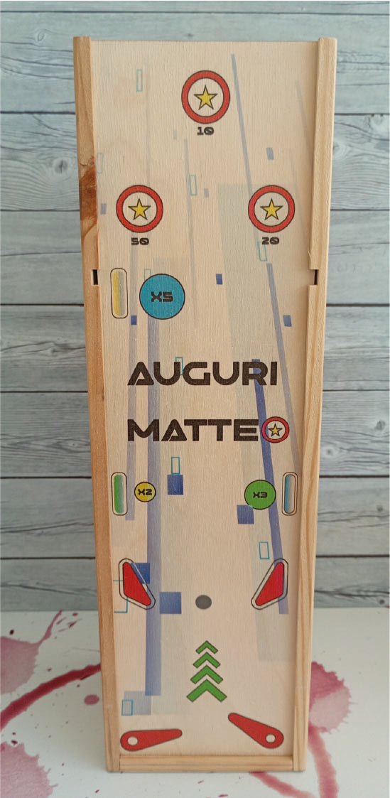 Cassette per Vino Personalizzate – Serie Tema Flipper