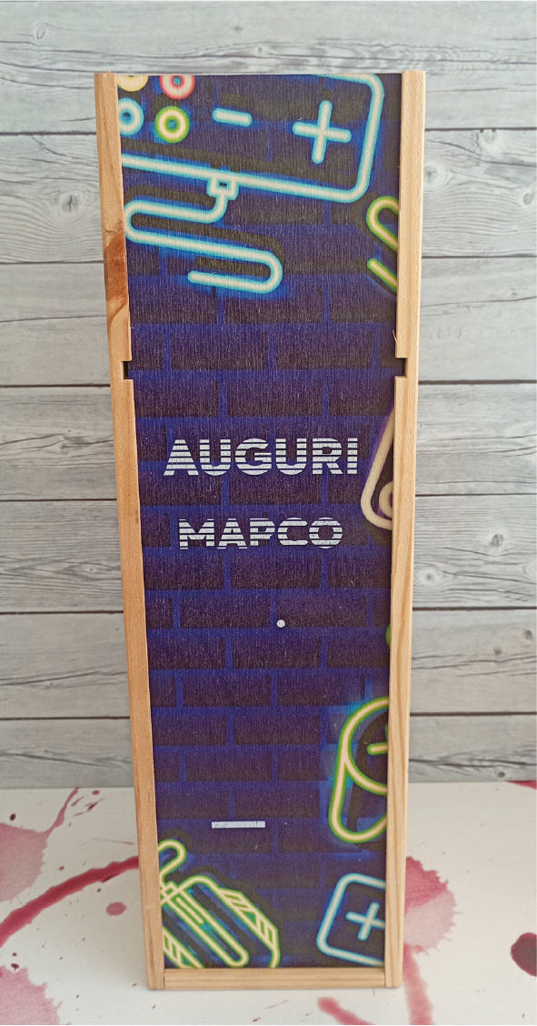 Cassette per Vino Personalizzate – Serie Tema Retrò Game